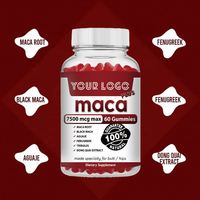 Gummies Black Maca Plus pour des fesses volumineuses et des courbes extrêmes – Racine de Maca Noire pour améliorer la vitalité chez les hommes et les femmes – Booster fessier