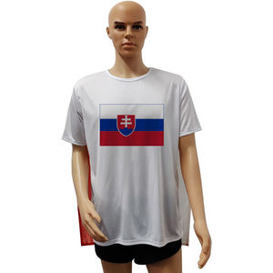 Camiseta de <span class=keywords><strong>Eslovaquia</strong></span> con Estampado de Bandera Nacional para Fanáticos de la Copa Mundial de Fútbol 2026 - Product Image 1