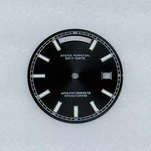 Cadran de montre en métal de 31 mm avec aiguilles lumineuses vertes, adapté aux activités sportives - Product Image 3