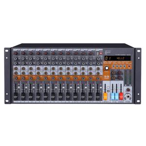 <span class=keywords><strong>MJ</strong></span>-1204 99 effets sonores <span class=keywords><strong>12</strong></span> canaux 3U Console de mixage audio de scène en métal à montage en rack avec préamplificateur de microphone - Product Image 5