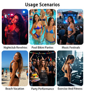 Vente en gros de tétons jetables de beauté sexy, vacances à la plage, seins mats pour femmes mats, fêtes bikini <span class=keywords><strong>piscine</strong></span> style sirène - Product Image 2