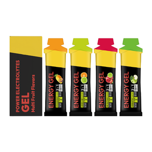 Gel energético nutritivo electrolítico con sabor a frutas de etiqueta privada OEM/ODM con vitaminas para entrenamiento de ciclismo y carrera - Product Image 1