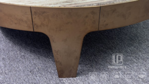 Italian Style Stainless Steel Leg Marble Top <b>Round</b> Living Room Home Furniture Luxury <b>Side</b> Center Coffee Tea <b>Table</b> Luxury <b>Side</b> Ce - Product Image 3