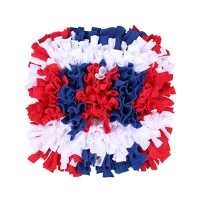 Dog Toys Snuffle Mat DIY Design Sniffing Pad Nose Smell Training Carpet Hide Food Slow Feeding Dispenser Anti Slip Bottom