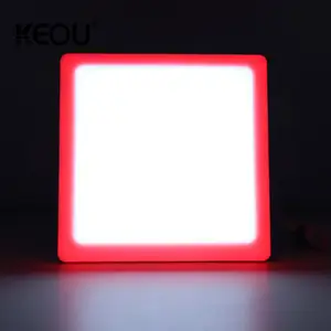 Smart Double color dimmable 16w colour changing led ceiling panel light recessed square led lighting