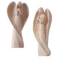 Sculpture d'ange en résine pour adulte, décoration d'intérieur, ornements pour anniversaire, remise de diplôme, baptême, Diwali et Pâques, design Art Déco
