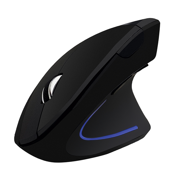 Ergonomic Design USB RGB 2.4G Wireless Vertical 5.0 Optical Mouse Wrist Healthy Gaming for Computer PC Laptop