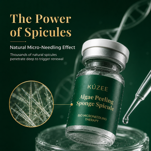 Sérum <span class=keywords><strong>Visage</strong></span> Bio Peeling aux Algues – Kit Éclaircissant et Exfoliant <span class=keywords><strong>Anti</strong></span>-imperfections Spongilla pour Soin du <span class=keywords><strong>Visage</strong></span> - Product Image 2