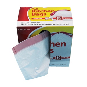 Bolsas de <span class=keywords><strong>Basura</strong></span> Blancas para Cocina, 13 Galones, con Cordón, Resistentes, 0.9 Mil, Paquete de 300 Unidades, para Hogar y Oficina, Venta al Por Mayor - Product Image 3
