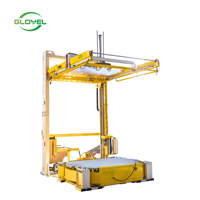 Machine d'emballage pré-étiré de film de couverture supérieure en ligne contrôlée par PLC électrique pour le moteur de noyau d'emballage de produits de boisson alimentaire