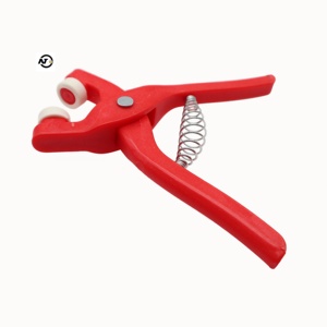 Outil d'installation de <span class=keywords><strong>boutons</strong></span> à cinq mâchoires en plastique, bouton sans couture pour vêtements, kit de <span class=keywords><strong>pince</strong></span> universelle de serrage - Product Image 2