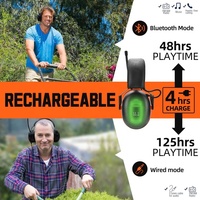 Casque Bluetooth sans fil avec microphone intégré, suppression du bruit, pliable, avec écouteurs filaires, radio DAB, protection auditive CE