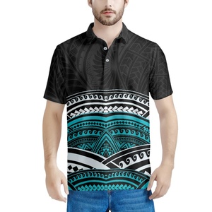 Tatuaggio tribale personalizzato da <span class=keywords><strong>uomo</strong></span> promozionale stampato per Polo magliette traspiranti Casual stile Vintage vendita calda con Logo - Product Image 2