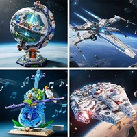 Kit de Construction Éducatif DIY : Modèle de Globe Terrestre 800 Pièces, Ensemble d'Assemblage ABS Haute Difficulté, Thème Animaux et Nature, Pour Enfants de 8 à 14 Ans, Idéal pour la Maison