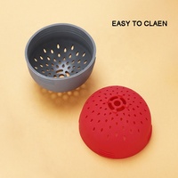 Mini passoire à canettes-Petites passoires et passoires peu encombrantes Gadget de cuisine à usage multiple-Passoire à canettes en silicone