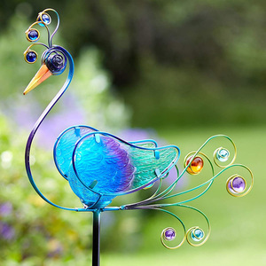 Lámpara Solar de Jardín con Forma de Pavo Real, LED, Resistente al Agua, con Estaca, Independiente, 2 Años de Garantía - Product Image 3