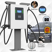Station de charge DC Ccs Ev 64A 40kw 2 pistolets GBT CCS2 pour appartements centres commerciaux hôpitaux supermarchés chargeur DC EV