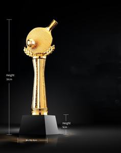 Medallas <span class=keywords><strong>de</strong></span> bádminton personalizadas, <span class=keywords><strong>trofeos</strong></span>, regalos, Copa grande, Metal dorado, tenis <span class=keywords><strong>de</strong></span> mesa, béisbol, Rugby, Golf, fútbol, trofeo deportivo - Product Image 3