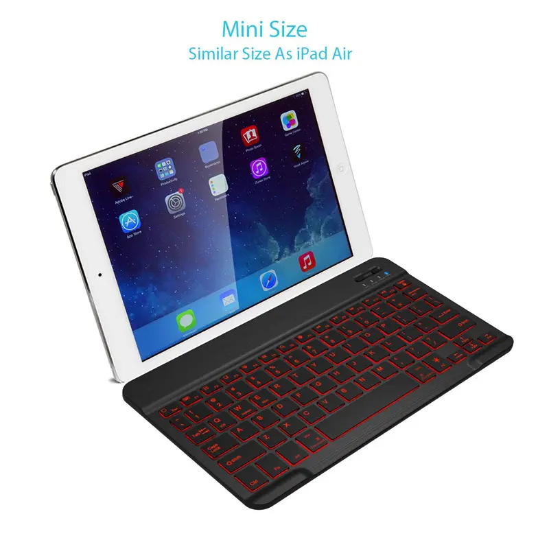 Hot Selling Wireless 10 Inch Mini RGB Keyboard Laptop Keyboard For Ipad Pro Air 4 11 Apple Magic Touch Pad