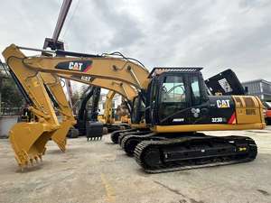 Excavadora de cadenas CAT 323D2L usada de 23 toneladas en excelentes condiciones, con bomba de motor inferior, 8 ruedas de freno, motor CAT 3066, certificación CE - Product Image 3