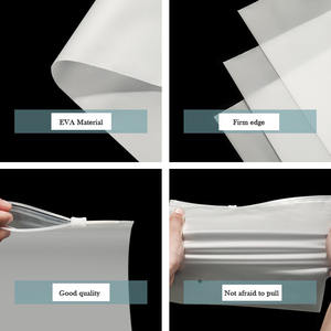 Bolsas mate con cremallera de Venta caliente Bolsas de embalaje de camisa reciclables Bolsas de polietileno Jack Zip Lock con logotipo - Product Image 5