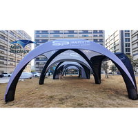 Publicité araignée gonflable Sport Gazebo auvent salon commercial exposition chapiteau Air voiture tente pour la Promotion