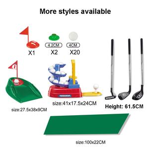 Jouet <span class=keywords><strong>de</strong></span> sport <span class=keywords><strong>de</strong></span> golf pour enfants <span class=keywords><strong>jeu</strong></span> <span class=keywords><strong>de</strong></span> tangage <span class=keywords><strong>de</strong></span> golf intérieur extérieur ensemble <span class=keywords><strong>de</strong></span> jouets d'entraînement <span class=keywords><strong>de</strong></span> golf avec écaillage cornhole board putting mat & ball tee - Product Image 6