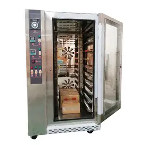 Calefacción de gas calentada por aire, tostadoras de 10 bandejas, horno eléctrico de convección de aire caliente, freidora de aire de circulación caliente, horno para hornear, horno para pizza