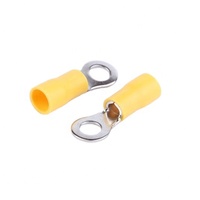 Cosses de raccordement isolées pré-assemblées en cuivre étamé pressé à froid série RV pour terminaison de câble