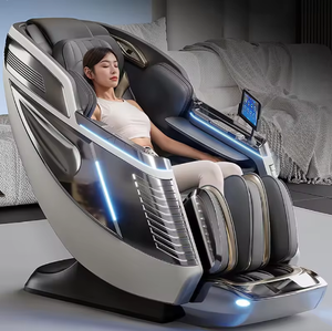 Fauteuil de massage Shiatsu 3D à double moteur pour la maison, fauteuil inclinable électrique de luxe à gravité zéro pour le corps entier avec chauffage, Bluetooth et commande vocale - Product Image 2