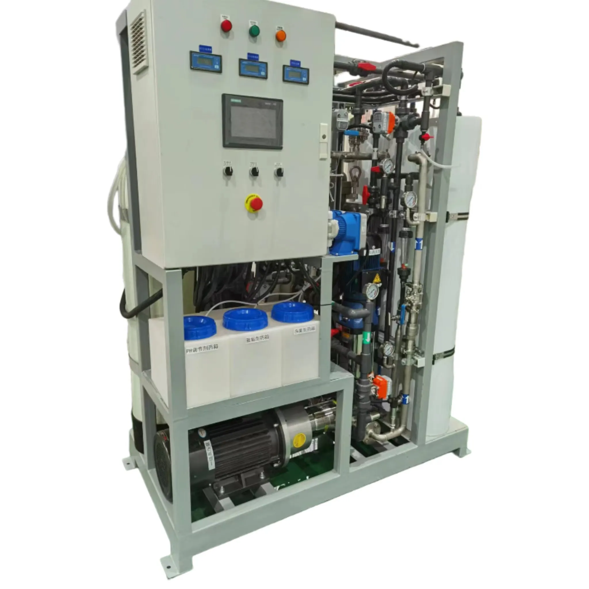 Công nghiệp PCL kiểm soát RO thẩm thấu ngược thiết bị nước biển khử muối cho xử lý nước máy móc