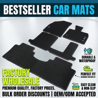 Alfombrillas Personalizadas SONSANG para Toyota, Honda, Ford, Chevrolet, Alfombra de Terciopelo Impermeable para Todo Clima
