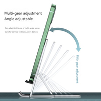 2024 nouveau support de téléphone portable de bureau pliable en alliage d'aluminium support réglable tablette PC support Table téléphone portable support de support de bureau