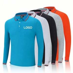 Chemise Homme Manches Longues en Coton Double Piqué Tissé, Nouveaux Matériaux Tendance, Col Rabattu, Anti-Plis, Respirante - Product Image 1