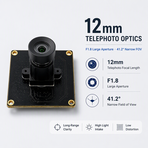 โมดูลกล้อง OEM 4MP OmniVision OS04A10 MIPI ขนาด 1/1.79 นิ้ว ความละเอียด 2.9μm พิกเซล เลนส์ 12 มม. 41.2 °   บอร์ด FOV สำหรับระบบวิชันแบบฝังตัว - Product Image 1