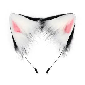 Прямые продажи от производителя ручной работы Лолита кошка лиса повязка на голову ухо Косплей кошачьи уши повязка на голову