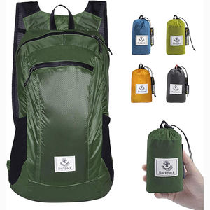 Free sample Lightweight, spacious, and waterproof, this factory-made outdoor foldable <b>backpack</b> features a printed logo - Product Image 1
