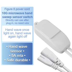 Tuodi fábrica nueva llegada 10G interruptor de Sensor de microondas T5 T8 tubo de luz LED interruptores superinductivos para sala de reuniones de gabinete - Product Image 2
