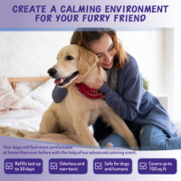 Diffuseur naturel anti-stress à brancher, kit diffuseur de phéromones calmantes pour chiens, phéromones calmantes pour chiens, diffuseur apaisant