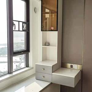 Armario de Habitación Tatami Personalizable Santopova con Puerta de MDF y Escritorio Integrado de Fábrica para Dormitorio - Product Image 4