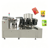 Automatische vacuümverpakkingsmachine voor rijst, tarwe, bonen, maïs en droge graanproducten.