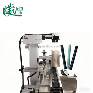 Ligne de production cosmétique automatisée, imprimante laser UV, machine de marquage laser UV pour la gravure de crayons à sourcils et de boîtiers de rouge à lèvres - Product Image 5