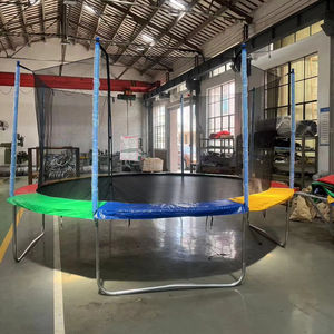 Parc de <span class=keywords><strong>trampoline</strong></span> bon marché pour enfants en plein air coloré noir populaire <span class=keywords><strong>avec</strong></span> <span class=keywords><strong>filet</strong></span> d'enceinte intérieure à vendre - Product Image 1