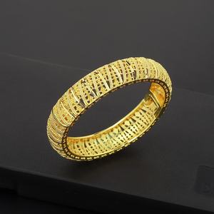 กำไลข้อมือทองชุบ 24k สไตล์อินเดียสุดหรูจากดูไบ ขายส่งยอดนิยม สำหรับผู้หญิง ป้องกันการเกิดออกซิเดชัน ไม่ก่อให้เกิดอาการแพ้ - Product Image 2