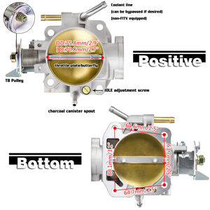 Впускной коллектор серии D15 D16 + Корпус дроссельной заслонки 70 мм для Honda Civic CRX DEL SOL - Product Image 5