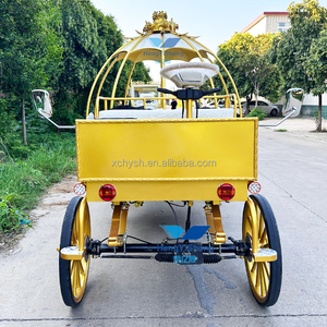 Chariot de <span class=keywords><strong>Cendrillon</strong></span> Électrique en Forme de Citrouille pour Mariages et Événements Royaux, Couleur Personnalisée, Capacité 6 Personnes - Product Image 3