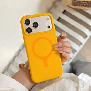 Funda Magnética para Teléfono con Cierre Magnético en Colores Brillantes de Verano para iPhone 18, iPhone 17, 16, 15, 14, 13 Pro Max, Accesorios para Teléfono, Funda de Silicona - Product Image 3