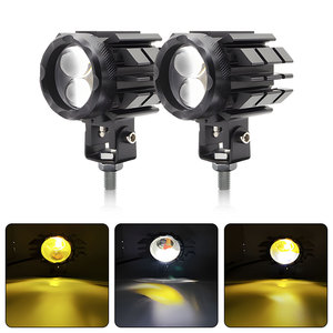 ไฟสปอร์ตไลท์มอเตอร์ไซค์แบบสองดวง Flying Star LED 12-24V DC ควบคุมด้วยสวิตช์ สำหรับใช้งานออฟโรดและชายหาด - Product Image 5