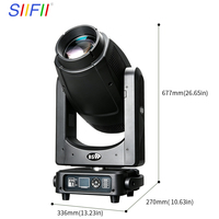 Projecteur LED 3-en-1 à tête mobile 700W, faisceau lumineux Gobo, double prisme, 12000 Lumens, Ra90, éclairage de scène DMX512, équipement professionnel pour spectacles