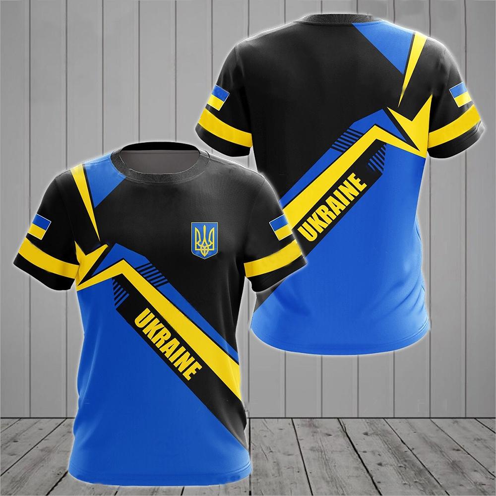 Personalisiertes Trikot Original Fußball T Shirt Ihr Name und Ihre Nummer Ukrainische Nationalmannschaft Spiel Mutrocknen der Ukraine mit Glory to Ukraine